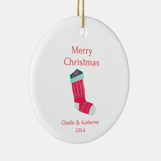 Gepersonaliseerde kerst ornament aangepaste kerst  (Rechts)