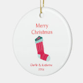 Gepersonaliseerde kerst ornament aangepaste kerst  (Links)