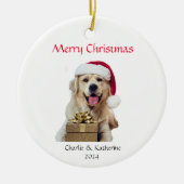 Gepersonaliseerde kerst ornament aangepaste kerst  (Voorkant)