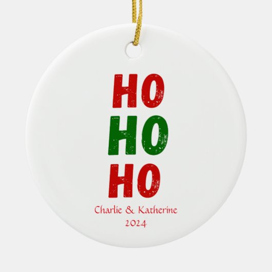 Gepersonaliseerde kerst ornament aangepaste kerst  (Voorkant)