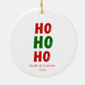 Gepersonaliseerde kerst ornament aangepaste kerst  (Achterkant)