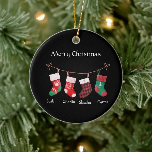 Gepersonaliseerde kerst ornament aangepaste kerst (Boom)