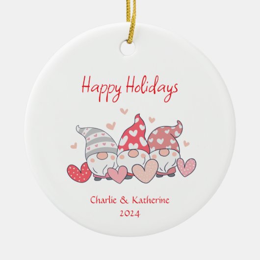 Gepersonaliseerde kerst ornament aangepaste kerst (Voorkant)