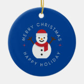 Gepersonaliseerde kerst ornament aangepaste kerst  (Voorkant)