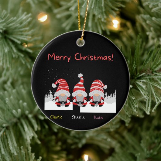 Gepersonaliseerde kerst ornament aangepaste kerst  (Boom)