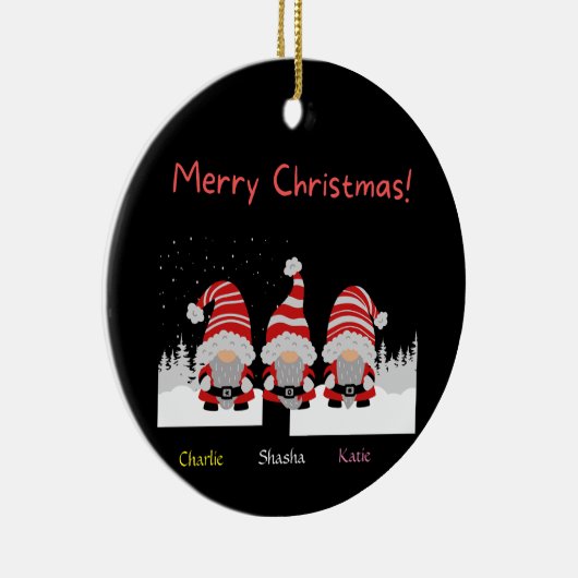 Gepersonaliseerde kerst ornament aangepaste kerst  (Rechts)