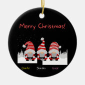 Gepersonaliseerde kerst ornament aangepaste kerst  (Voorkant)