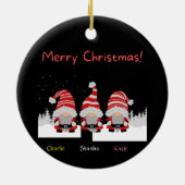 Gepersonaliseerde kerst ornament aangepaste kerst  (Achterkant)