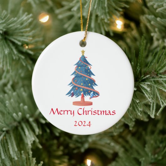 Gepersonaliseerde kerst ornament aangepaste kerst  (Boom)