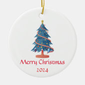 Gepersonaliseerde kerst ornament aangepaste kerst  (Voorkant)