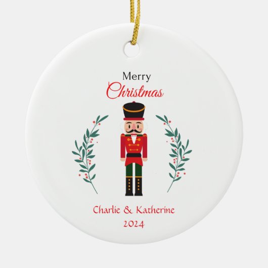 Gepersonaliseerde kerst ornament aangepaste kerst (Voorkant)