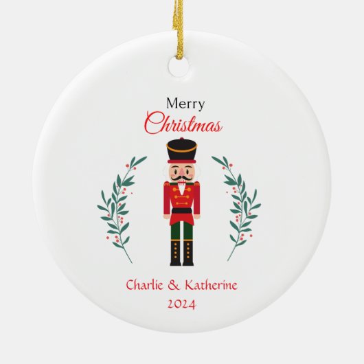 Gepersonaliseerde kerst ornament aangepaste kerst (Achterkant)