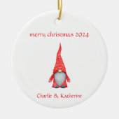 Gepersonaliseerde kerst ornament aangepaste kerst  (Voorkant)