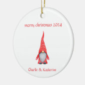Gepersonaliseerde kerst ornament aangepaste kerst  (Links)