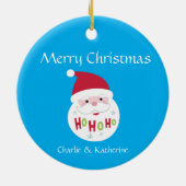 Gepersonaliseerde kerst ornament aangepaste kerst  (Achterkant)