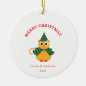 Gepersonaliseerde kerst ornament aangepaste kerst  (Voorkant)