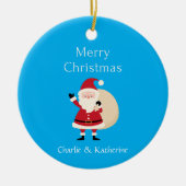 Gepersonaliseerde kerst ornament aangepaste kerst  (Voorkant)