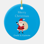 Gepersonaliseerde kerst ornament aangepaste kerst  (Achterkant)