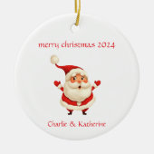 Gepersonaliseerde kerst ornament aangepaste kerst  (Voorkant)