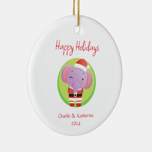 Gepersonaliseerde kerst ornament aangepaste kerst (Rechts)