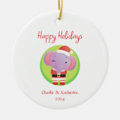 Gepersonaliseerde kerst ornament aangepaste kerst  (Voorkant)