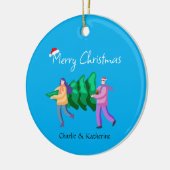 Gepersonaliseerde kerst ornament aangepaste kerst  (Links)