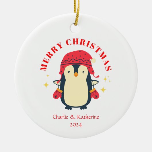 Gepersonaliseerde kerst ornament aangepaste kerst (Voorkant)