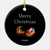 Gepersonaliseerde kerst ornament aangepaste kerst  (Achterkant)