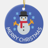 Gepersonaliseerde kerst ornament aangepaste kerst  (Voorkant)