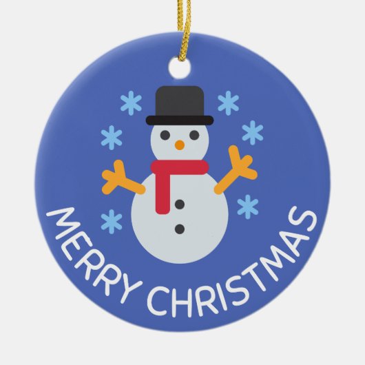 Gepersonaliseerde kerst ornament aangepaste kerst (Voorkant)