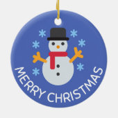 Gepersonaliseerde kerst ornament aangepaste kerst  (Achterkant)