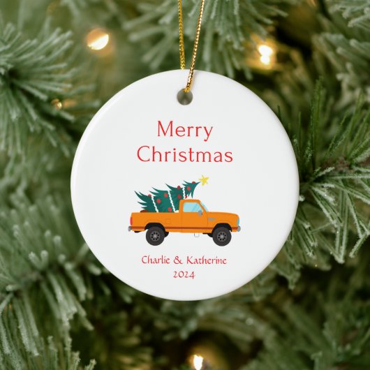 Gepersonaliseerde kerst ornament aangepaste kerst (Boom)