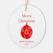 Gepersonaliseerde kerst ornament aangepaste kerst  (Links)
