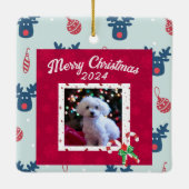 Gepersonaliseerde kerst ornament huisdier eigenare (Achterkant)