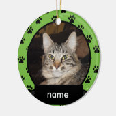 Gepersonaliseerde kerst ornament voor uw kat (Links)