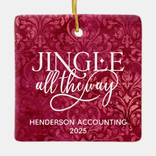 Gepersonaliseerde kerst ornamenten voor bedrijven (Voorkant)