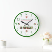 Gepersonaliseerde Kerst Pepermunt Snoep Grote Klok (Huis)