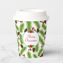 Gepersonaliseerde kerst Pinecones & Berries