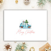 Gepersonaliseerde Kerst Realtor Waterverf Schattig Feestdagen Kaart