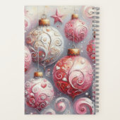 Gepersonaliseerde kerst recept boek Ornament kunst (Achterkant)