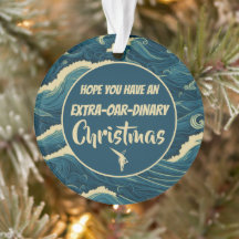 Gepersonaliseerde kerst roeien grappig acryl