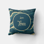 Gepersonaliseerde kerst roeien grappig kussen (Achterkant)