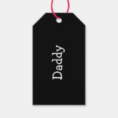 Gepersonaliseerde kerst-sokkenlabels, sokkennaam cadeaulabel (Voorkant)