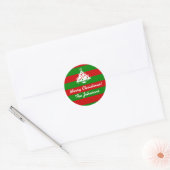 Gepersonaliseerde Kerst stickers | Xmas cadeau lab