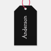 Gepersonaliseerde Kerst Stocking Labels, Stocking  Cadeaulabel (Voorkant)