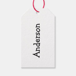 Gepersonaliseerde Kerst Stocking Labels, Stocking  Cadeaulabel