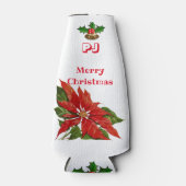 Gepersonaliseerde Kerst Stubby Houder Flesjeskoeler (Voorkant)