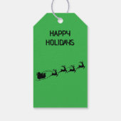 Gepersonaliseerde Kerst Tick Box Naughty Nice Cadeaulabel (Achterkant)