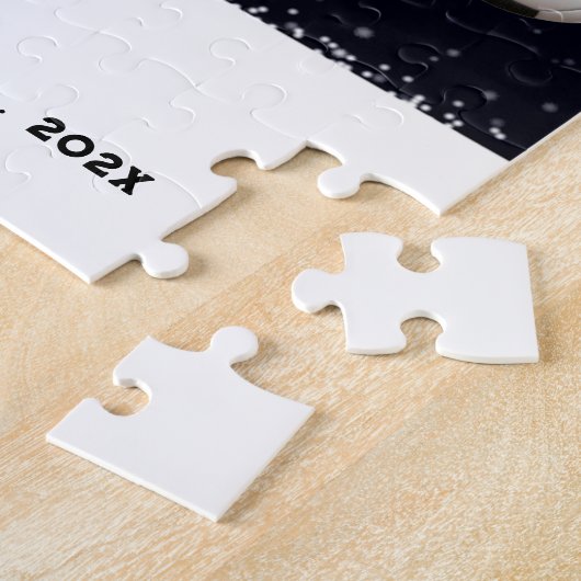 gepersonaliseerde kerst voetbal legpuzzel (Zijkant)