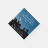 Gepersonaliseerde Kerst Wijze Mannen Bethlehem Servetten (Hoek)